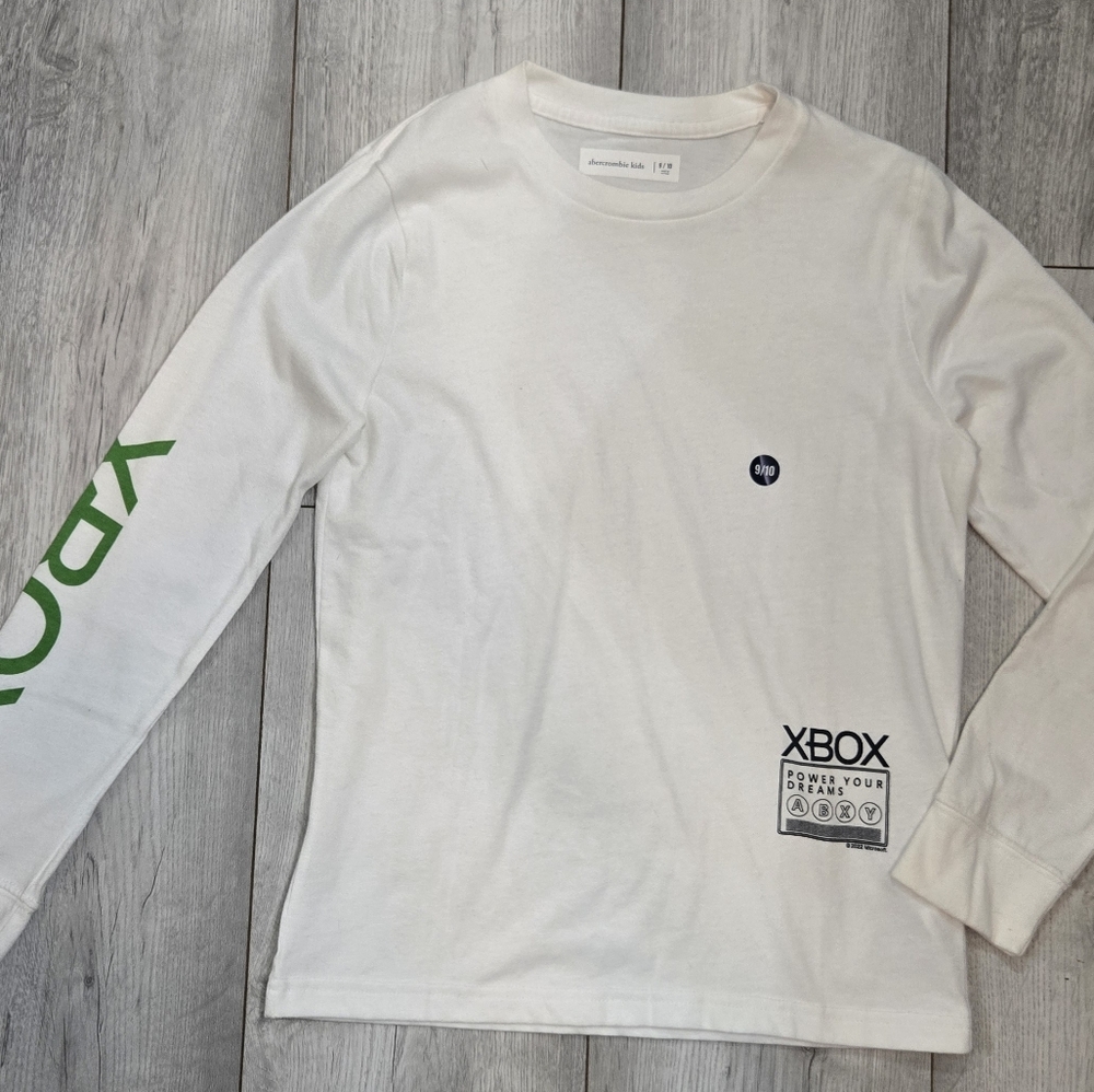 Kids Long Sleeve XBox White Shirt